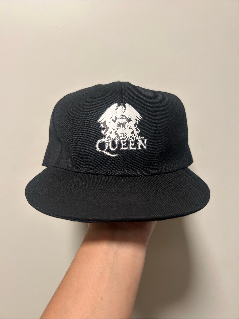 Queen Rock Band Crest Logo Snapback Hat